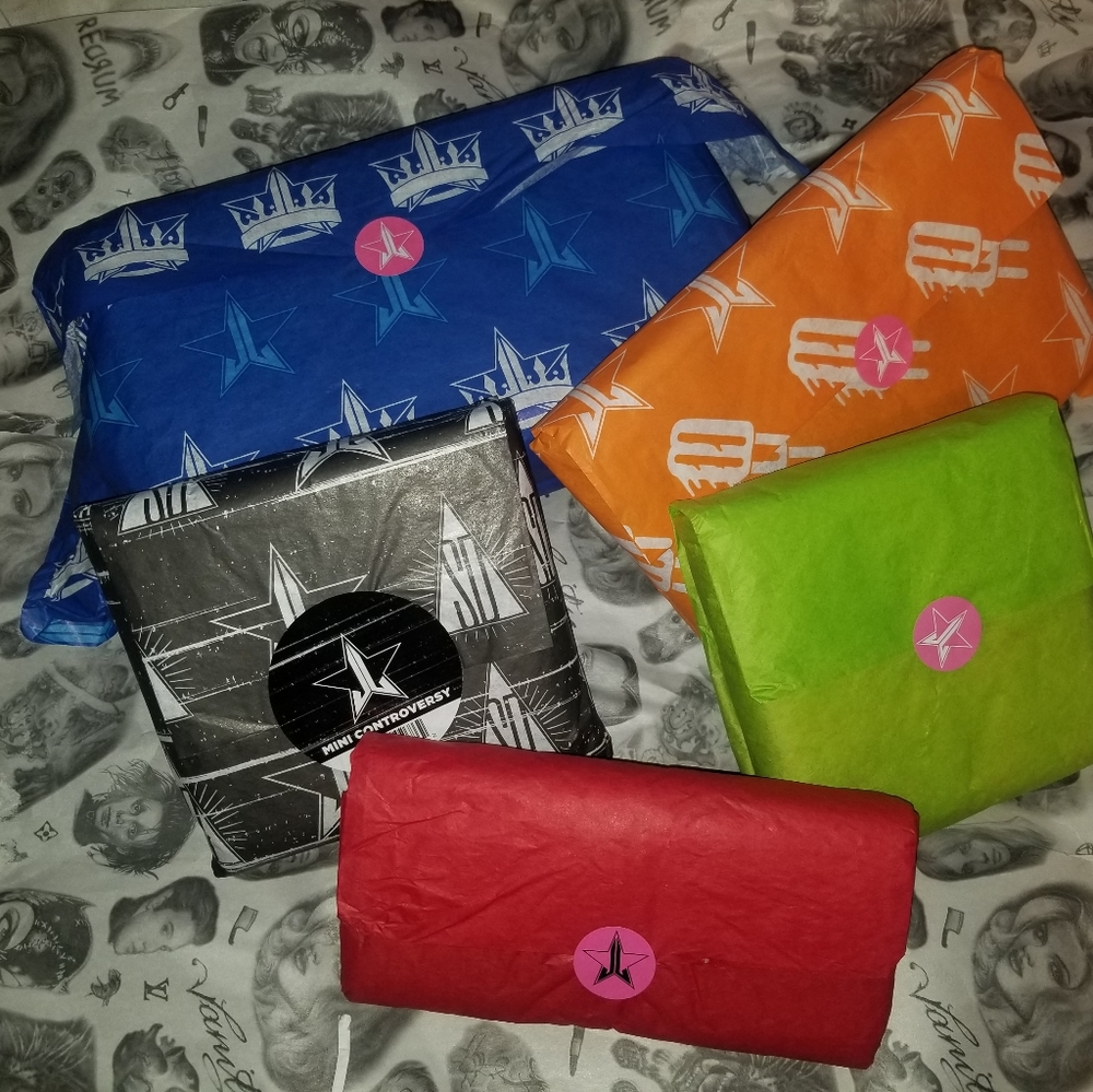 5 JEFFREE STAR Palettes! Bnib! Controversy